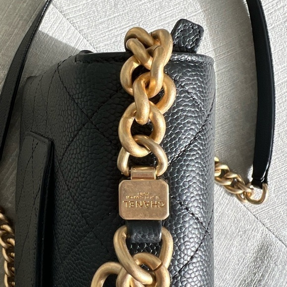 CHANEL FLAPBAG WITH TOP HANDLE - Picture 11 of 16